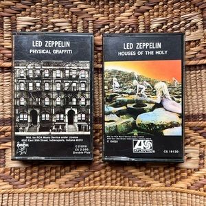 2 Led Zeppelin Cassette Tapes